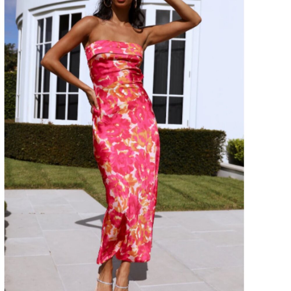 NWT Letters Of Mine Maxi Dress Pink